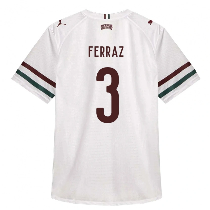 Danxen Damen Matheus Ferraz #3 Weiß Grün Burgund Auswärtstrikot Trikot 2026/27 T-Shirt Schweiz