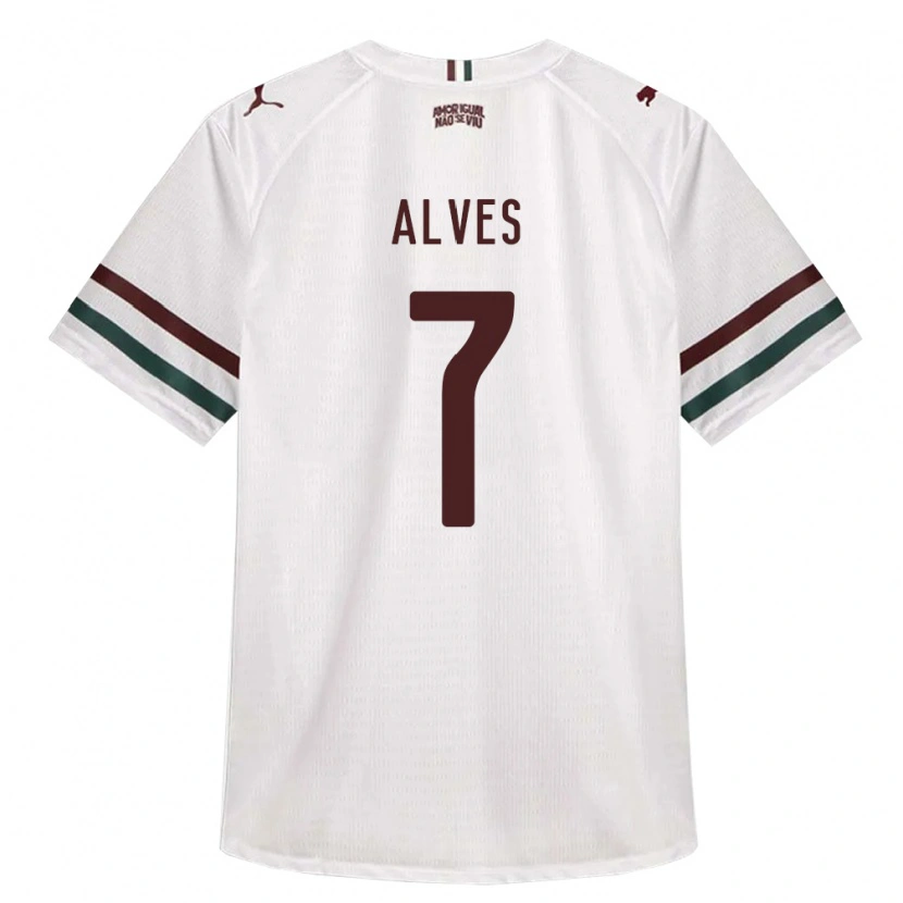 Danxen Damen Geovana Alves #7 Weiß Grün Burgund Auswärtstrikot Trikot 2026/27 T-Shirt Schweiz