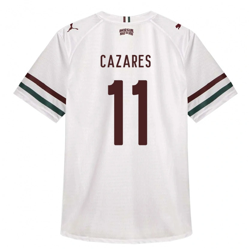 Danxen Damen Juan Cazares #11 Weiß Grün Burgund Auswärtstrikot Trikot 2026/27 T-Shirt Schweiz