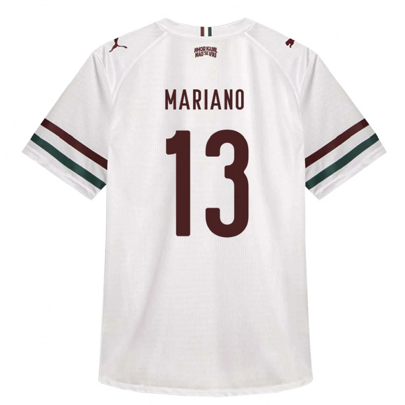 Danxen Damen Mariano Matheus Silva Batista #13 Weiß Grün Burgund Auswärtstrikot Trikot 2026/27 T-Shirt Schweiz