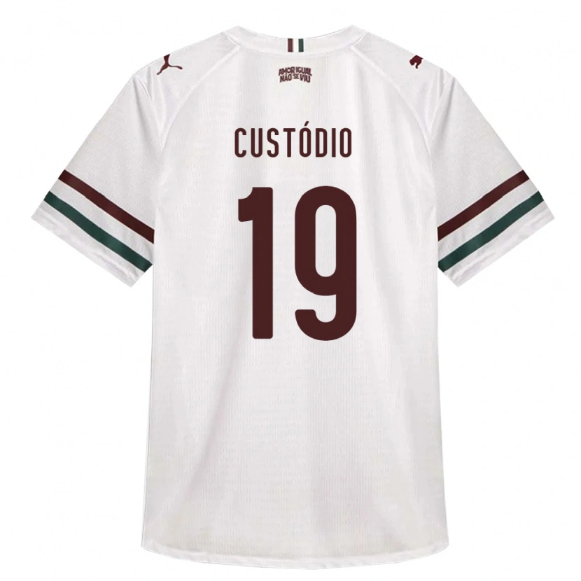 Danxen Damen Gustavo Custódio #19 Weiß Grün Burgund Auswärtstrikot Trikot 2026/27 T-Shirt Schweiz