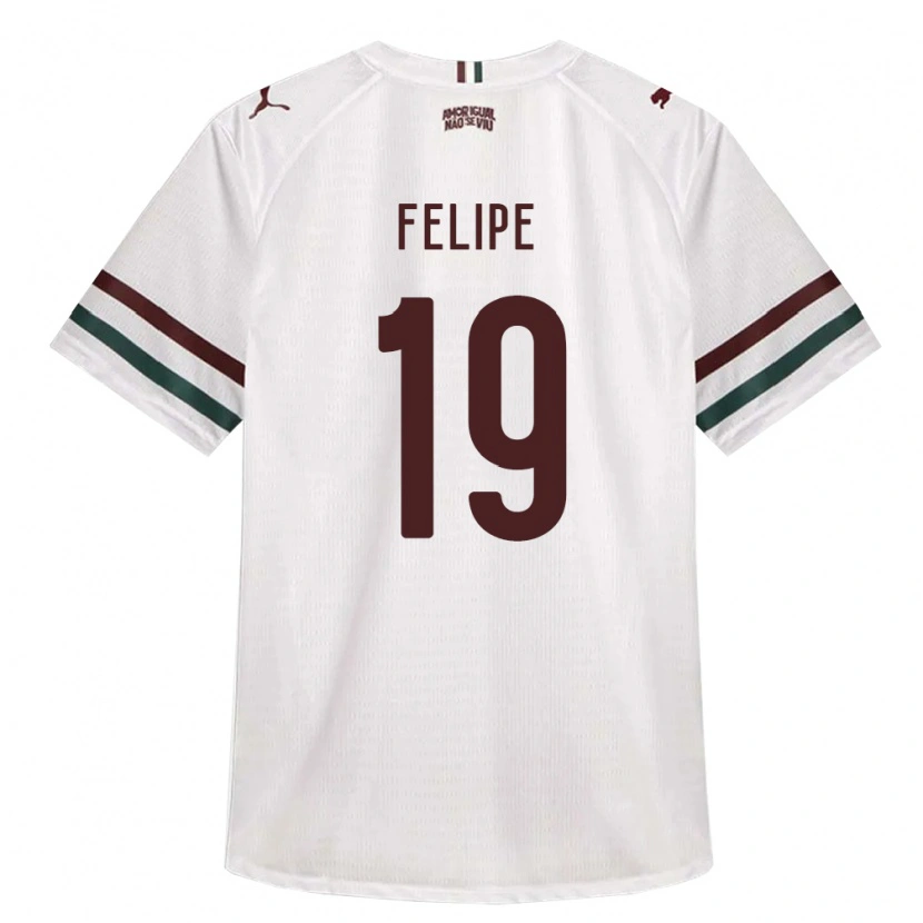 Danxen Damen Felipe Gustavo Araujo Sousa #19 Weiß Grün Burgund Auswärtstrikot Trikot 2026/27 T-Shirt Schweiz