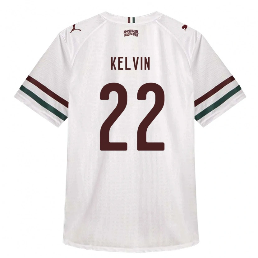 Danxen Damen Kelvin Moreira Sandim #22 Weiß Grün Burgund Auswärtstrikot Trikot 2026/27 T-Shirt Schweiz