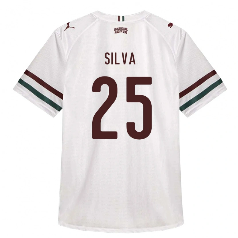 Danxen Damen Julia Silva #25 Weiß Grün Burgund Auswärtstrikot Trikot 2026/27 T-Shirt Schweiz