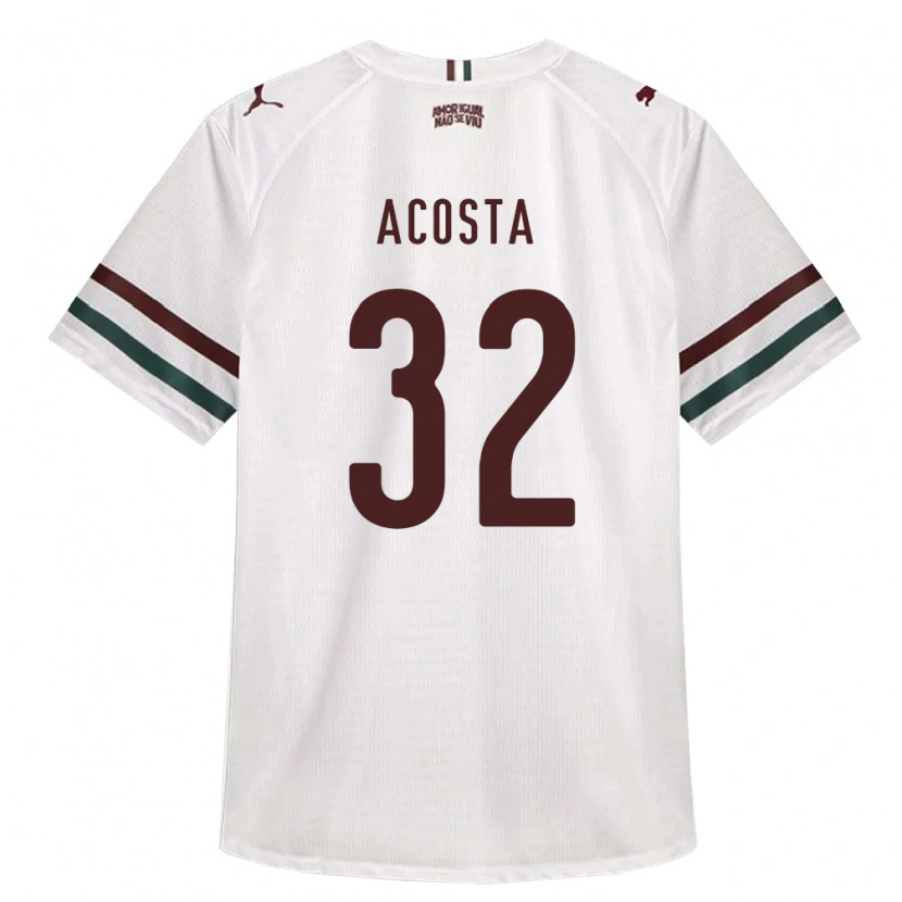 Danxen Damen Luciano Acosta #32 Weiß Grün Burgund Auswärtstrikot Trikot 2026/27 T-Shirt Schweiz