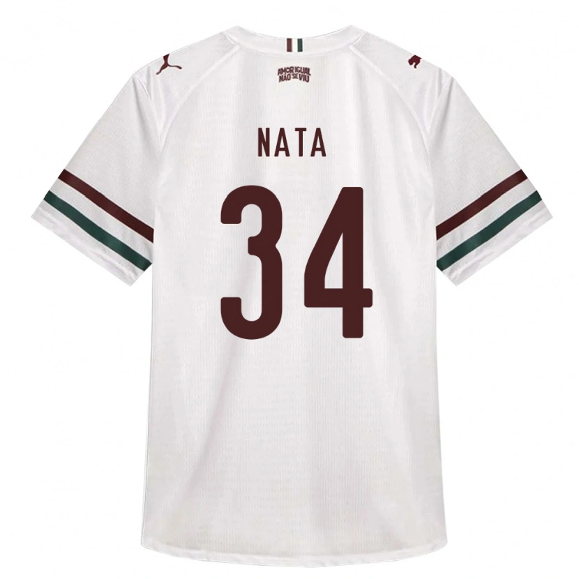 Danxen Damen Wesley Natã #34 Weiß Grün Burgund Auswärtstrikot Trikot 2026/27 T-Shirt Schweiz