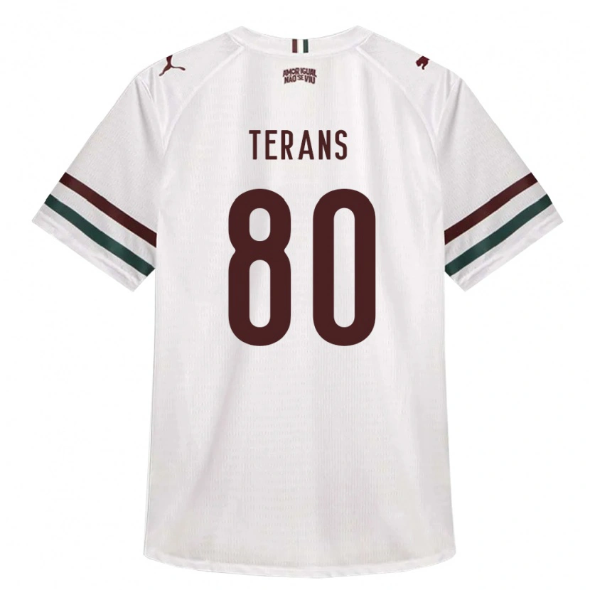 Danxen Damen David Terans #80 Weiß Grün Burgund Auswärtstrikot Trikot 2026/27 T-Shirt Schweiz