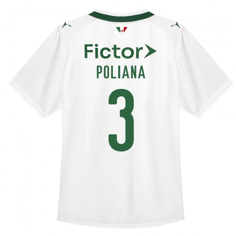 Danxen Damen Poliana #3 Grün Weiß Auswärtstrikot Trikot 2026/27 T-Shirt Schweiz