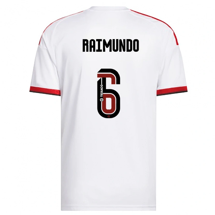 Danxen Damen Raimundo Ykaro Santos Silva #6 Weiß Rot Schwarz Auswärtstrikot Trikot 2026/27 T-Shirt Schweiz