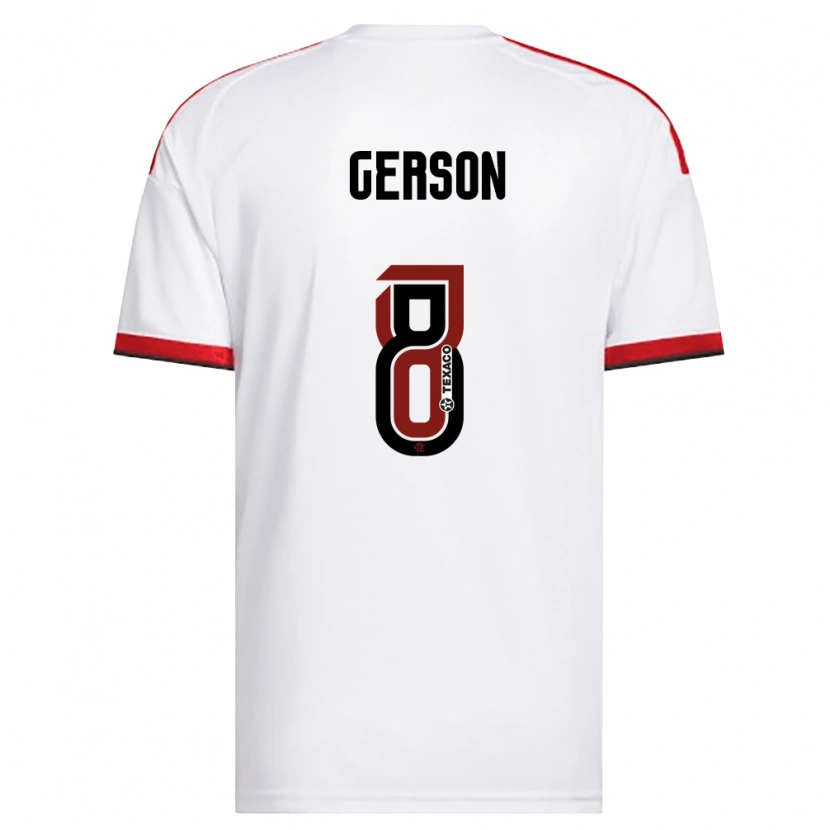 Danxen Damen Gerson #8 Weiß Rot Schwarz Auswärtstrikot Trikot 2026/27 T-Shirt Schweiz