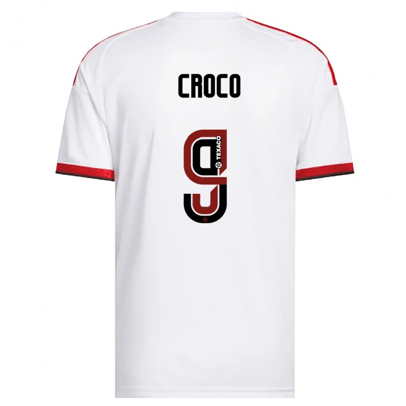 Danxen Damen Gabi Croco #9 Weiß Rot Schwarz Auswärtstrikot Trikot 2026/27 T-Shirt Schweiz