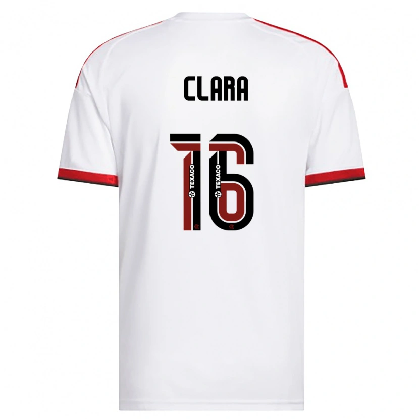 Danxen Damen Ana Clara #16 Weiß Rot Schwarz Auswärtstrikot Trikot 2026/27 T-Shirt Schweiz