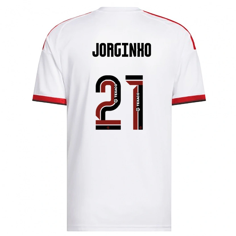 Danxen Damen Jorginho #21 Weiß Rot Schwarz Auswärtstrikot Trikot 2026/27 T-Shirt Schweiz