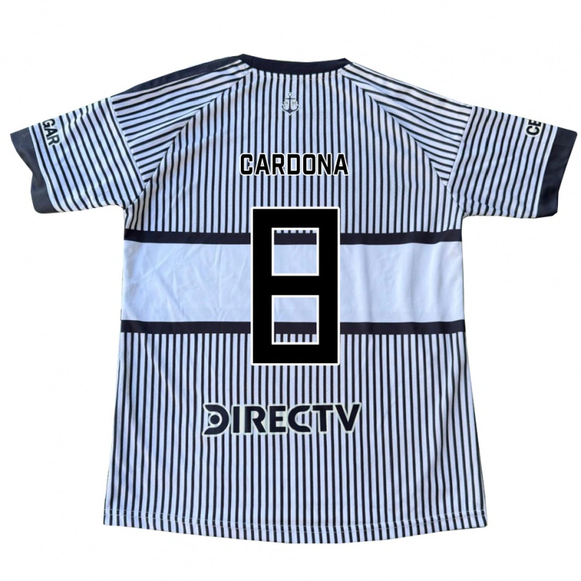 Danxen Damen Edwin Cardona #8 Weiß Schwarz Gelb Auswärtstrikot Trikot 2026/27 T-Shirt Schweiz