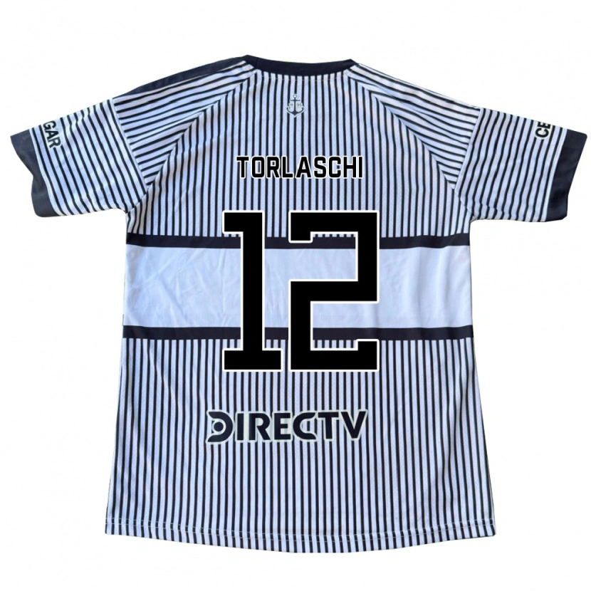 Danxen Damen Lucas Torlaschi #12 Weiß Schwarz Gelb Auswärtstrikot Trikot 2026/27 T-Shirt Schweiz