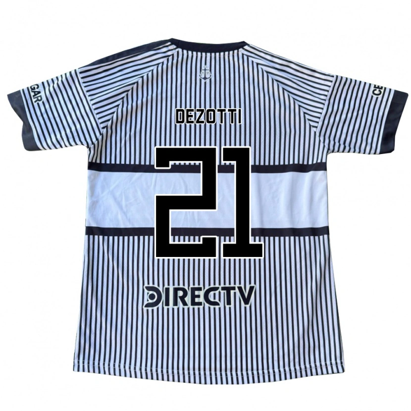 Danxen Damen Martina Dezotti #21 Weiß Schwarz Gelb Auswärtstrikot Trikot 2026/27 T-Shirt Schweiz