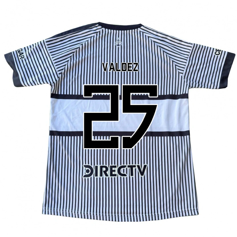 Danxen Damen Bruno Valdez #25 Weiß Schwarz Gelb Auswärtstrikot Trikot 2026/27 T-Shirt Schweiz