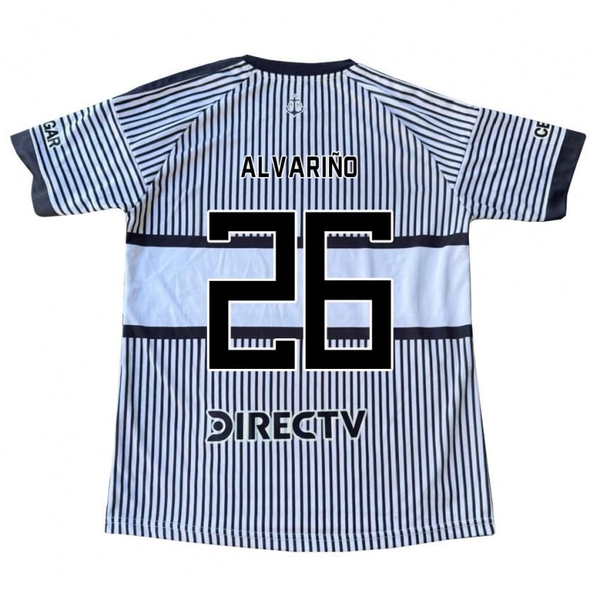 Danxen Damen Alexis Alvariño #26 Weiß Schwarz Gelb Auswärtstrikot Trikot 2026/27 T-Shirt Schweiz