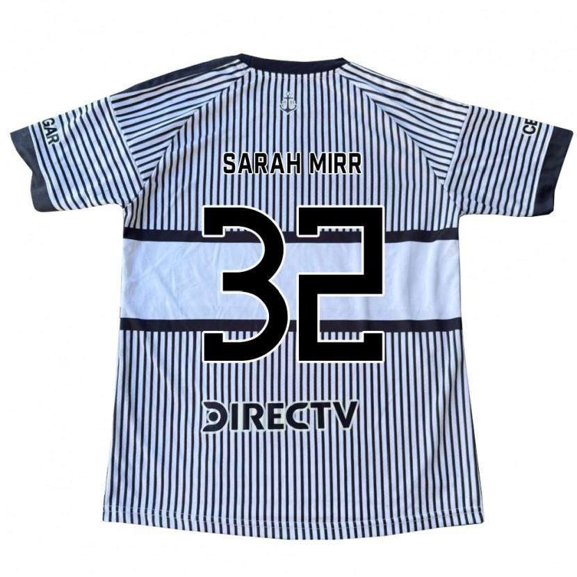 Danxen Damen Sarah Mirr #32 Weiß Schwarz Gelb Auswärtstrikot Trikot 2026/27 T-Shirt Schweiz