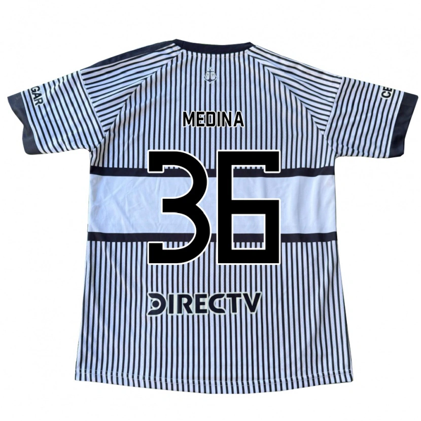 Danxen Damen Cristian Medina #36 Weiß Schwarz Gelb Auswärtstrikot Trikot 2026/27 T-Shirt Schweiz