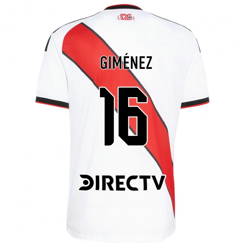 Danxen Kinder Bautista Giménez #16 Rot Weiß Schwarz Heimtrikot Trikot 2026/27 T-Shirt Schweiz
