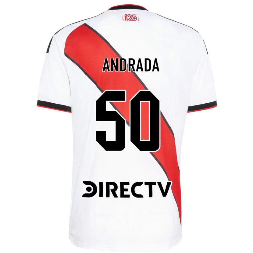 Danxen Kinder Tobías Andrada #50 Rot Weiß Schwarz Heimtrikot Trikot 2026/27 T-Shirt Schweiz