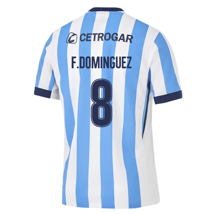 Danxen Kinder Fabricio Dominguez #8 Hellblau Weiß Schwarz Heimtrikot Trikot 2026/27 T-Shirt Schweiz