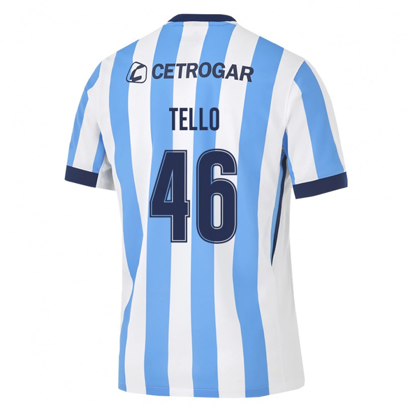 Danxen Kinder Alejandro Tello #46 Hellblau Weiß Schwarz Heimtrikot Trikot 2026/27 T-Shirt Schweiz