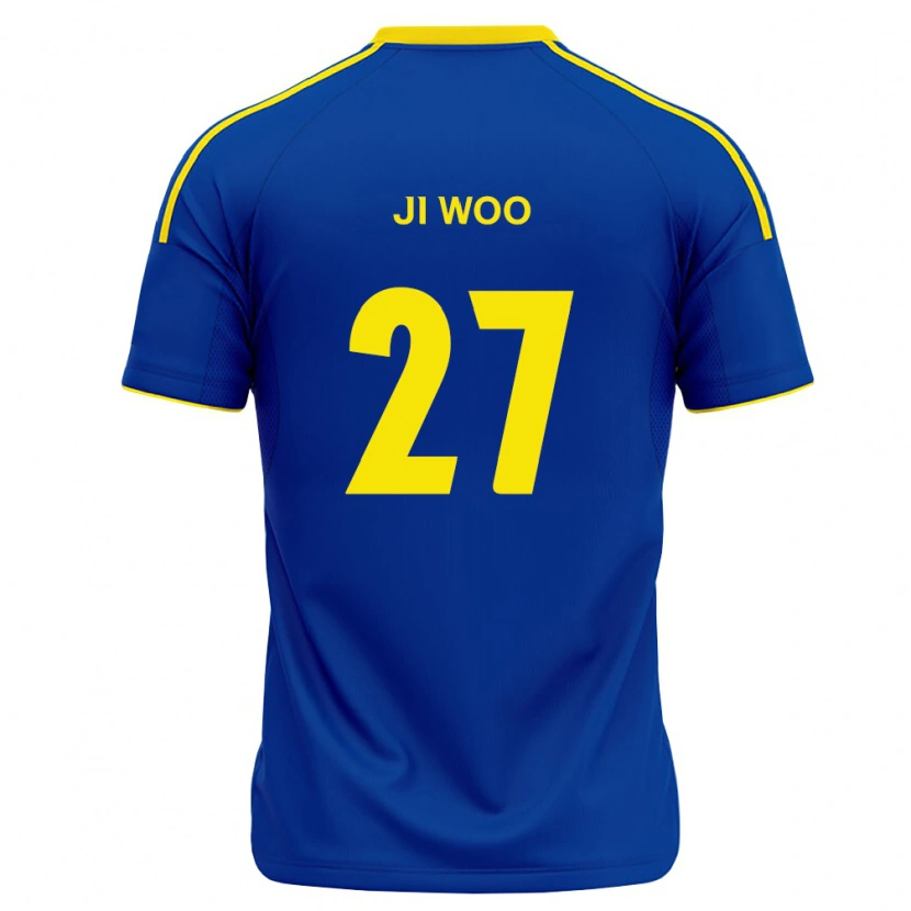 Danxen Kinder Ji-Woo Lee #27 Königsblau Gelb Heimtrikot Trikot 2026/27 T-Shirt Schweiz