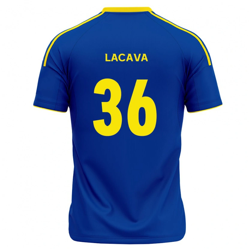 Danxen Kinder Matías Lacava #36 Königsblau Gelb Heimtrikot Trikot 2026/27 T-Shirt Schweiz