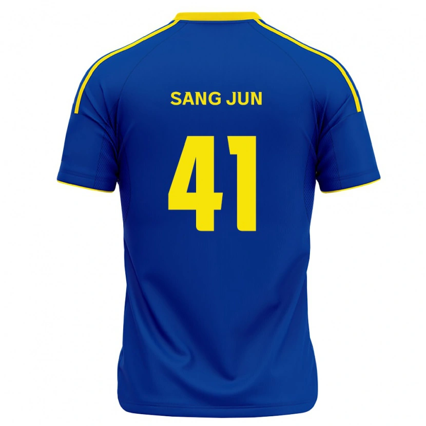 Danxen Kinder Sang-Jun Park #41 Königsblau Gelb Heimtrikot Trikot 2026/27 T-Shirt Schweiz