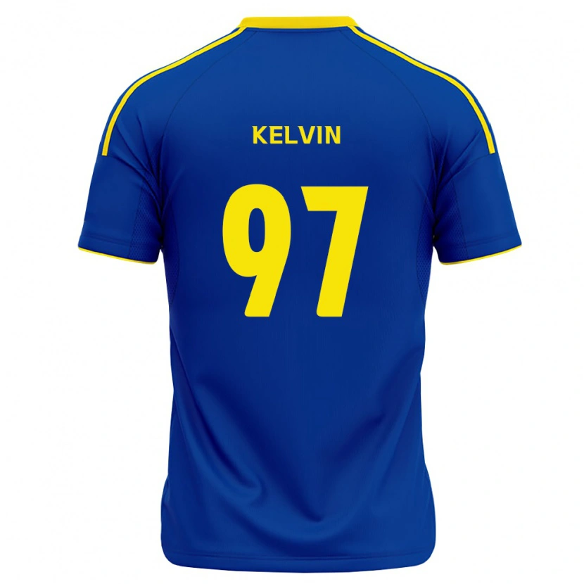 Danxen Kinder Kelvin #97 Königsblau Gelb Heimtrikot Trikot 2026/27 T-Shirt Schweiz