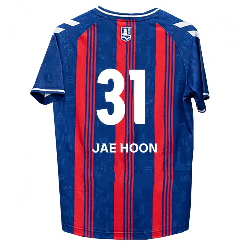 Danxen Kinder Jae-Hoon Lee #31 Blau Rot Weiß Heimtrikot Trikot 2026/27 T-Shirt Schweiz