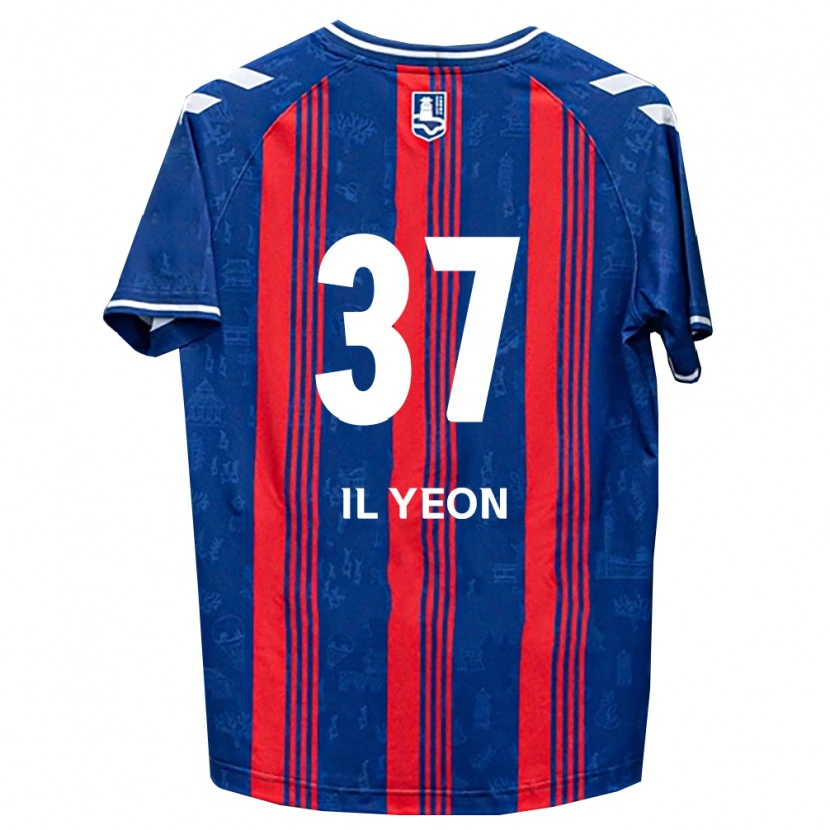 Danxen Kinder Il-Yeon Sin #37 Blau Rot Weiß Heimtrikot Trikot 2026/27 T-Shirt Schweiz