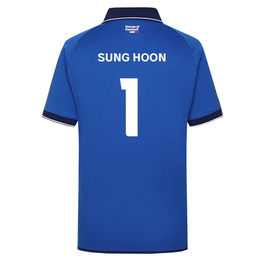 Danxen Kinder Sung-Hoon Cho #1 Königsblau Weiß Rot Heimtrikot Trikot 2026/27 T-Shirt Schweiz