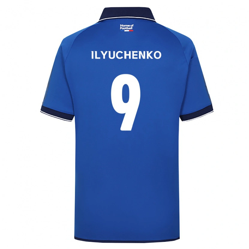 Danxen Kinder Stanislav Ilyuchenko #9 Königsblau Weiß Rot Heimtrikot Trikot 2026/27 T-Shirt Schweiz