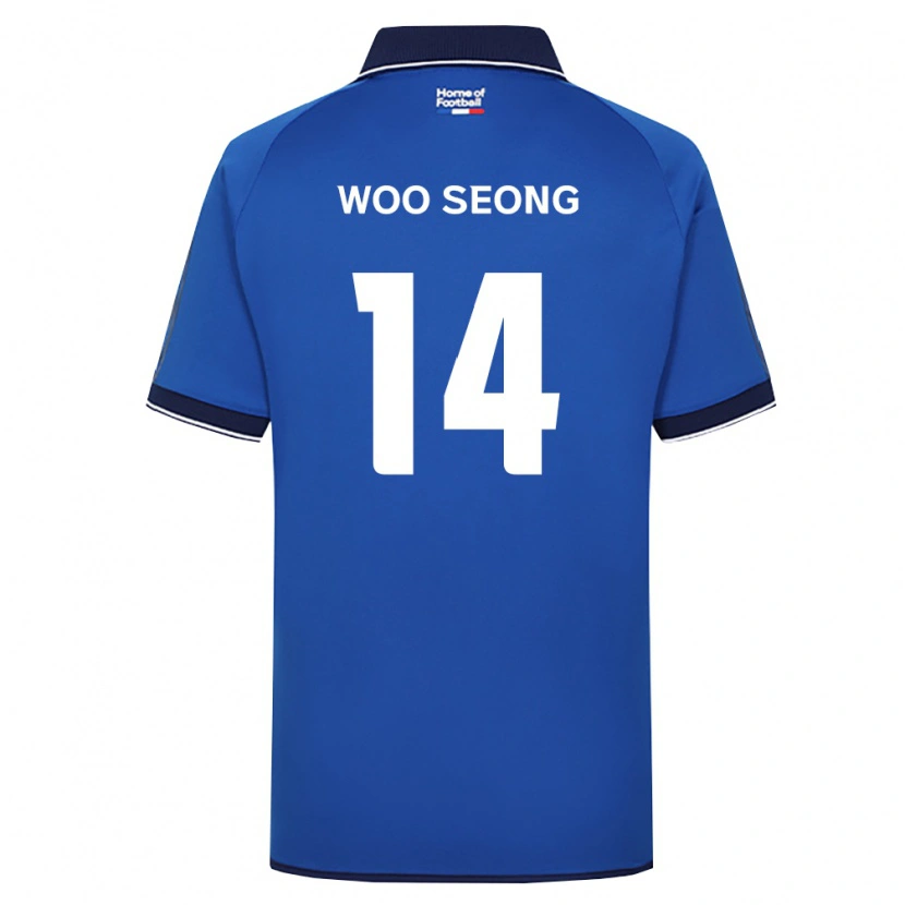 Danxen Kinder Woo-Seong Seo #14 Königsblau Weiß Rot Heimtrikot Trikot 2026/27 T-Shirt Schweiz