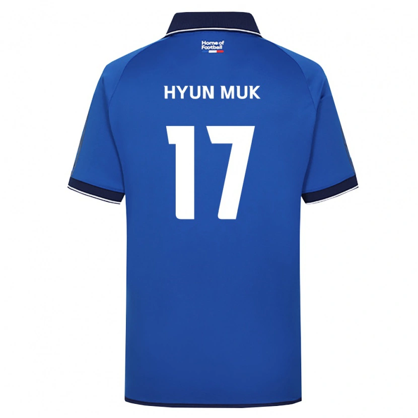 Danxen Kinder Hyun-Muk Kang #17 Königsblau Weiß Rot Heimtrikot Trikot 2026/27 T-Shirt Schweiz