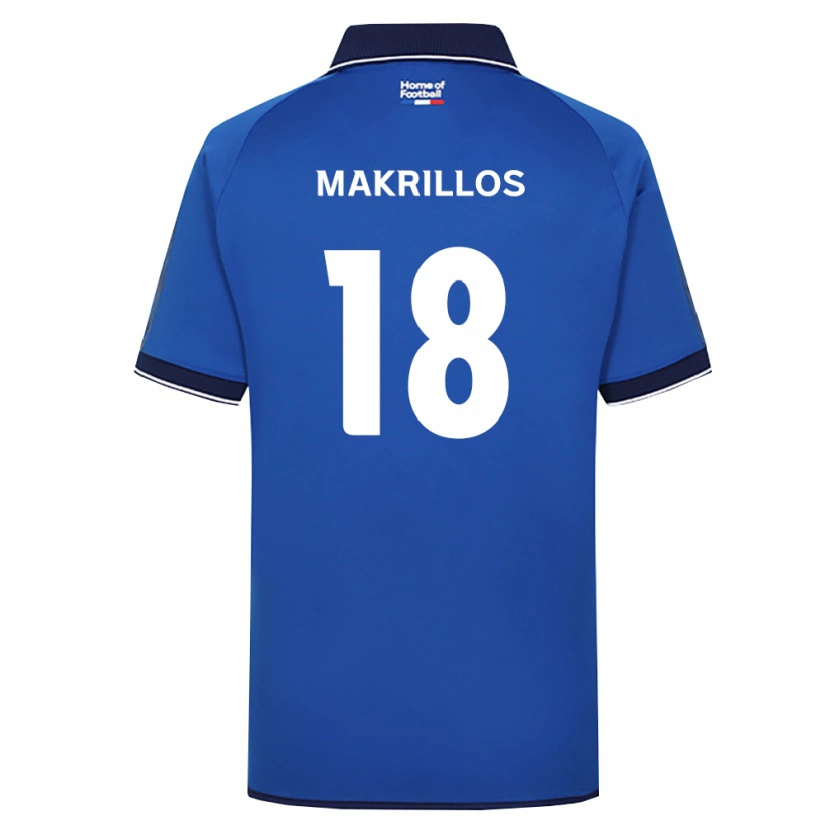 Danxen Kinder Peter Makrillos #18 Königsblau Weiß Rot Heimtrikot Trikot 2026/27 T-Shirt Schweiz