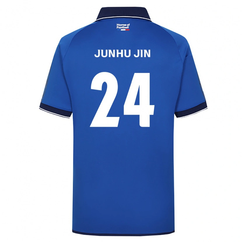 Danxen Kinder Junhu Jin #24 Königsblau Weiß Rot Heimtrikot Trikot 2026/27 T-Shirt Schweiz
