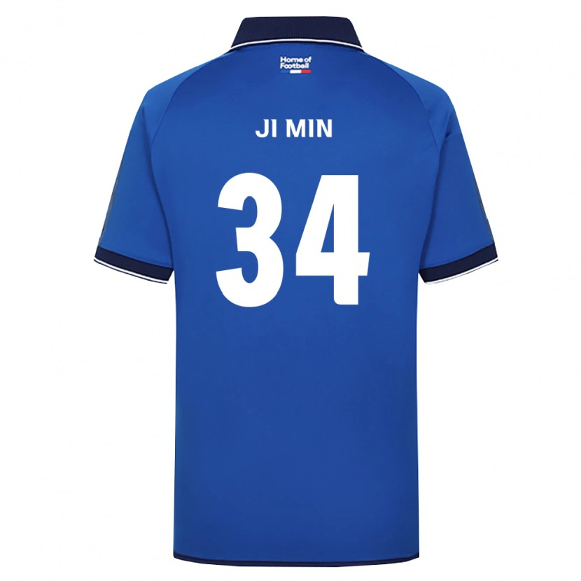 Danxen Kinder Ji-Min Park #34 Königsblau Weiß Rot Heimtrikot Trikot 2026/27 T-Shirt Schweiz