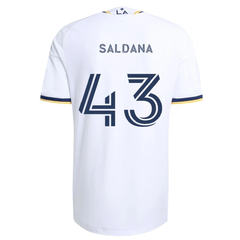 Danxen Kinder Adam Saldaña #43 Blau Gelb Und Weiß Heimtrikot Trikot 2026/27 T-Shirt Schweiz