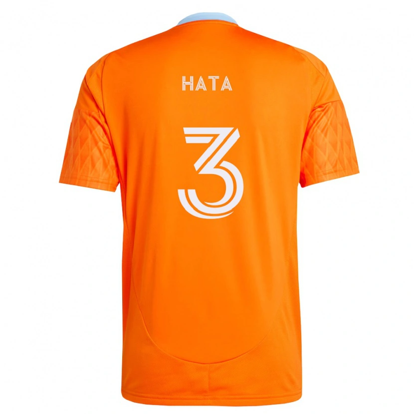 Danxen Kinder Eiji Hata #3 Orange Weiß Heimtrikot Trikot 2026/27 T-Shirt Schweiz