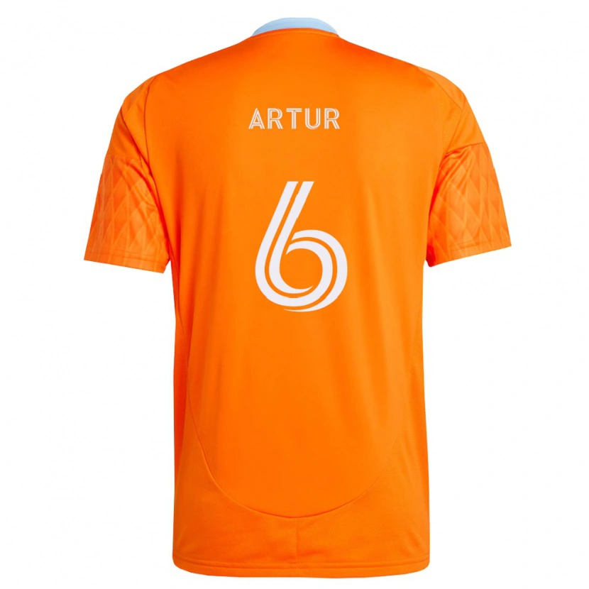 Danxen Kinder José Artur De Lima Júnior #6 Orange Weiß Heimtrikot Trikot 2026/27 T-Shirt Schweiz