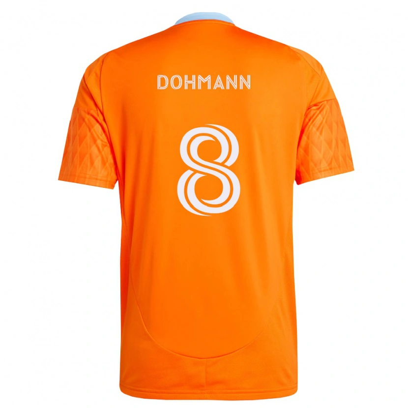 Danxen Kinder Gustavo Abreu Dohmann #8 Orange Weiß Heimtrikot Trikot 2026/27 T-Shirt Schweiz