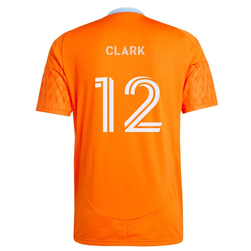 Danxen Kinder Steve Clark #12 Orange Weiß Heimtrikot Trikot 2026/27 T-Shirt Schweiz
