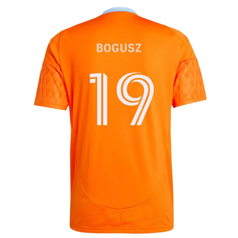 Danxen Kinder Mateusz Bogusz #19 Orange Weiß Heimtrikot Trikot 2026/27 T-Shirt Schweiz