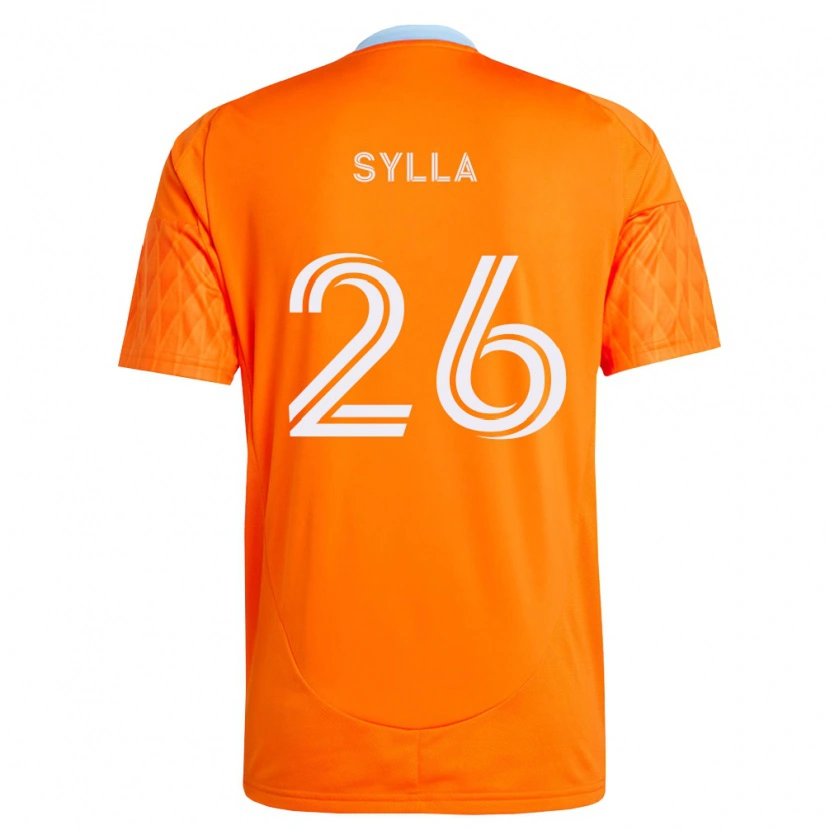 Danxen Kinder Ousmane Sylla #26 Orange Weiß Heimtrikot Trikot 2026/27 T-Shirt Schweiz