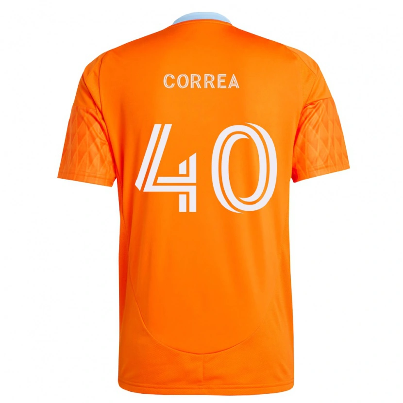 Danxen Kinder Enrique Correa #40 Orange Weiß Heimtrikot Trikot 2026/27 T-Shirt Schweiz