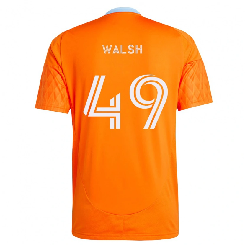 Danxen Kinder Kian Walsh #49 Orange Weiß Heimtrikot Trikot 2026/27 T-Shirt Schweiz